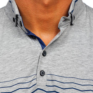 Ropa de Golf Personalizada de Alta Calidad, Material Deportivo de Secado Rápido, Corte Ajustado, Camiseta Polo Deportiva Estampada para Hombre - Product Image 4