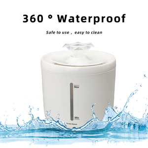 최신 지능형 애완 동물 물 디스펜서 흰색 플라스틱 2L 슈퍼 음소거 자동 애완 동물 고양이 급수기 - Product Image 2