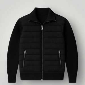 เสื้อแจ็คเก็ตพัฟเฟอร์ฤดูหนาวสำหรับผู้ชาย ผ้าอุ่นบุฉนวน เหมาะสำหรับสวมใส่ในเมือง เดินทาง ลำลอง และชุดประจำวัน - Product Image 1