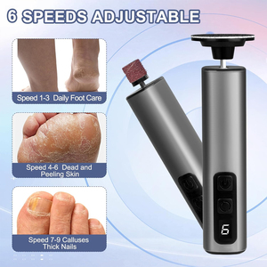 Nuovo strumento elettrico per Pedicure per la cura del piede USB ricaricabile per rimozione calli per piedi pelle morta esfoliante smerigliatrice Peeling - Product Image 3