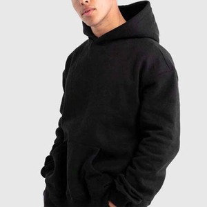 Venta al por mayor de calidad 100% algodón hombres Sudadera con capucha jersey de gran tamaño con impresión personalizada diseño personalizado para invierno básicos sudaderas con capucha - Product Image 5