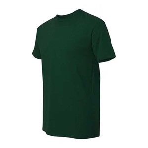 Camisetas de algodón pesado cuello redondo manga corta moda Casual camisetas para hombres - Product Image 3