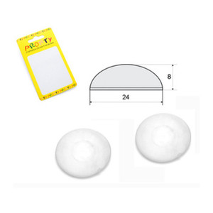 Paracolpo Adesivo Trasparente A Goccia 24x8 mm Bl.Pz.4 - Product Image 1