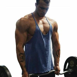 Custom Wholesale Fitness Sports Workout Gym Clothing Tank Top Bodybuilding Stringer Muscle Vest Custom Gym Mens <b>Running</b> <b>Singlet</b> - Product Image 5