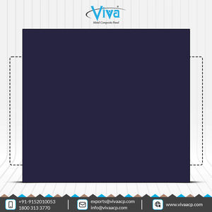 Panneau composite en aluminium résistant aux intempéries bleu marine VA 305 ACP Revêtement mural Conception durable pour l'intérieur et l'extérieur - Product Image 3