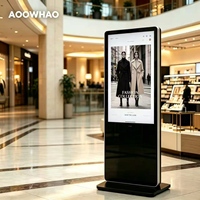 AOOWHAO OEM ODM - Quiosco Publicitario Digital Vertical con Pantalla LCD de 32-100 Pulgadas para Centros Comerciales y Tiendas Minoristas