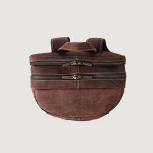 Bedford Vintage Distressed Brown Leather <b>Backpack</b> Durable <b>Strap</b> Lightweight Anti-Theft Polyester Cotton Lining for Daily Outdoor - Product Image 6