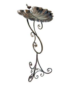 Handmade Aluminium <b>Bird</b> Bath for Rustic Outdoor Gardens-Eco-Friendly Inviting <b>Birds</b> to Refresh Themselves Daily - Product Image 2