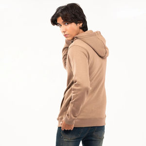 Nueva llegada personalizado hombres Casual de gran tamaño Sudadera CON CAPUCHA DE CALIDAD 100% patrón Simple 100% algodón 500GSM Puff estampado sudaderas con capucha para hombres - Product Image 2