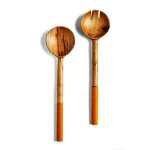 Juego de Utensilios para Ensalada de Cuerno Hecho a Mano, Ecológico, Apto para Lavavajillas, Utensilios para Ensalada, Cocina Casera, Hecho en India - Product Image 5