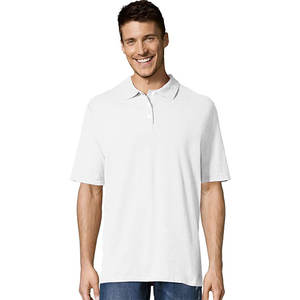 Polo de color granate para hombre, hecho de poliéster, algodón, manga corta, cuello vuelto, polos para hombre adulto - Product Image 5