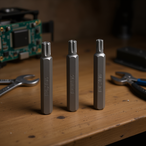 Puntas USAG para tornillos hexagonales estriados (RIBE con orificio) para uso con destornillador - Product Image 3