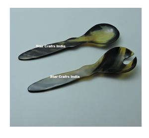 Cuchara para Ensalada de Cuerno Natural, Utensilios de Cocina Más Vendidos, Artículos para el Hogar y Restaurantes, Cuchara de Cuerno - Product Image 6