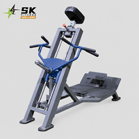 Máquina de remo en T SK Commercial con carga de placas, entrenador de espalda de alta resistencia, equipo de gimnasio para entrenamiento de fuerza en centros de fitness