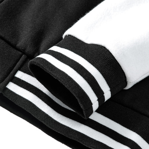 Veste de baseball brodée en chenille de laine pour hommes, avec logo personnalisé, vestes universitaires Letterman, cuir vierge de rue - Product Image 4