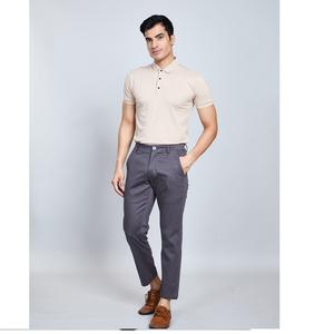 Pantalon chinos classique de qualité supérieure en coton 100% pour hommes Style décontracté Toile légère pour toute la journée Confort et style intemporel - Product Image 1