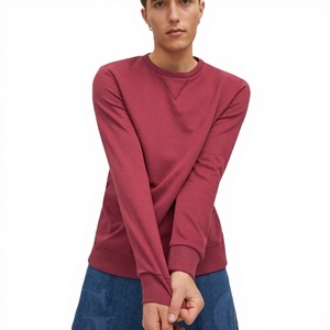 Camiseta deportiva de manga larga para hombre y mujer, camisa de manga larga con cuello redondo, con logotipos de impresión personalizados, precio al por mayor - Product Image 1