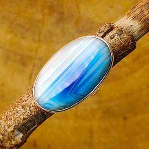 925 Sterling Silver Designer Bumble <b>Bee</b> Jasper Gemstone Hot Selling Ring for Women Wholesale Designer Dual Color Artisan Ring - Product Image 3