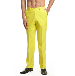 Pantalones de Vestir Casuales para Hombre, Elegantes, Transpirables, Ecológicos, 100% Algodón, Corte Recto y Ajustado, de la Mejor Calidad - Product Image 5