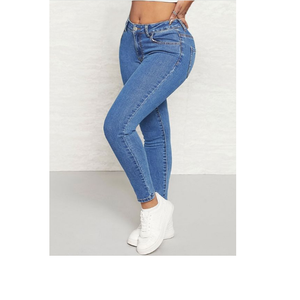 Pantalones Vaqueros Casuales de Cintura Alta para Hombre, Estilo Hip Hop, Lavados, Cómodos, OEM - Product Image 1