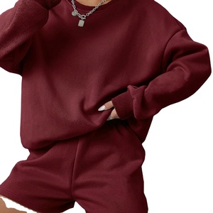 Pull-over classique pour femme en polyester épais bleu marine, décontracté, hiver, manches longues, coupe ample, pour rester au chaud par temps froid - Product Image 5