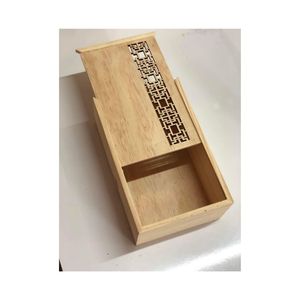 CAJA DE MADERA LISA PERSONALIZADA PARA PAQUETE DE REGALO CAJA DE EMBALAJE DE REGALO DE MADERA HECHA EN VIETNAM - Product Image 1