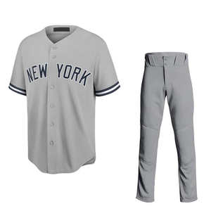 Uniformes de Béisbol Personalizados para Hombre, Transpirables, Estampados, Venta al Por Mayor de Fábrica, con Diseño y Logotipo Personalizados Gratis - Product Image 1