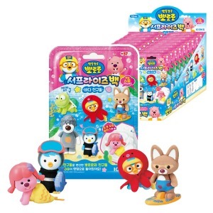 Sac de jouets surprise Pororo et ses amis Saison 4 Amis de la mer Assortiment de figurines aléatoires Jouet bonbon pour enfants - Product Image 1