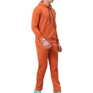 Conjunto Deportivo de 2 Piezas para Hombre, Invierno, Estampado o Liso, con Cierre de Cordón, Forro Polar, para Gimnasio, Jogging, Ropa Deportiva Informal - Product Image 6