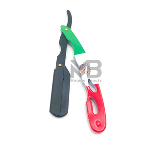 Maquinilla de hoja de afeitar recta plegable de acero inoxidable profesional de diseño clásico mango de bambú de un solo borde 2025 superventas MOQ bajo - Product Image 5