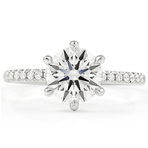 Anillo de Compromiso con Diamante Cultivado en Laboratorio de 1.50 Quilates, Colección de Anillos de Diamantes Elegantes - Product Image 1