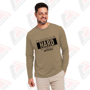 เสื้อยืดผ้าฝ้ายแขนยาวของผู้ชายมรดกเป็นมิตรกับสิ่งแวดล้อมผ้าเดนิมผ้าลูกฟูก - Product Image 2