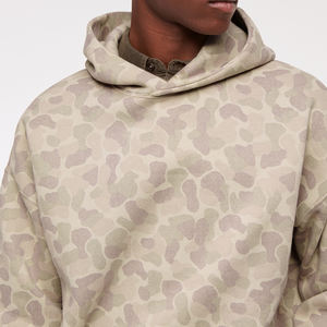 Vente en gros de sweats à capuche personnalisés avec impression pullover sweat à capuche unisexe de haute qualité en polaire vierge pour hommes - Product Image 3