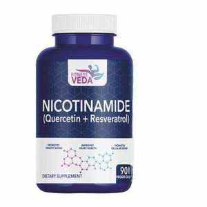 Mélange de capsules de nicotinamide à base de plantes avec de la quercétine et du resvératrol pour l'équilibre quotidien, la vitalité et le bien-être général en vrac - Product Image 3