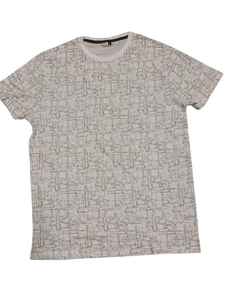 100% coton haute qualité hommes imprimé T-Shirt col rond court long surdimensionné été Bangladesh marque étiquette Stock Lot designable - Product Image 3