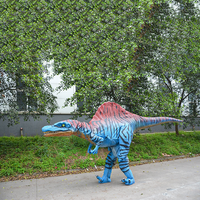 Costume de dinosaure animé réaliste pour adultes Dino animatronique pour parc d'attractions