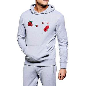 Chándal bordado para hombre cómodo estilo cremallera informal y para exteriores diseño de logotipo personalizado chándal informal para hombre - Product Image 3