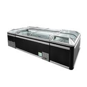 SALES OF Multiple Sizes Supermarket Commercial Refrigerated Combination Island Display Cabinet 2-8 Color Steel Plate - Product Image 1