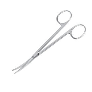 กรรไกรเมทเซนบัมคุณภาพสูง ใบมีดโค้ง สแตนเลส สำหรับตัดเนื้อเยื่อ ปลายทู่/ปลายมน 14.5 ซม. สำหรับผ่าตัด ได้รับมาตรฐาน CE - Product Image 4