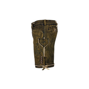 Services OEM, prix raisonnable, shorts bavarois en cuir pour hommes, décontractés, coupe droite, design personnalisé, streetwear, respirants, écologiques - Product Image 4