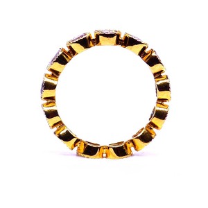 Bague de fiançailles classique en argent sterling 925 pour femmes, pierres précieuses en labradorite réglables, plaquée or, bagues tendance à la mode, Gemvanity - Product Image 2