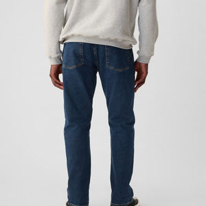 Pantalones vaqueros para hombre personalizados Unisex Vintage lavado en blanco de algodón de gran tamaño pantalones holgados rectos al por mayor pantalones vaqueros casuales con estilo - Product Image 5