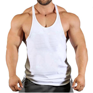 Gran oferta de camiseta sin mangas de verano para hombre, camiseta sin mangas de entrenamiento transpirable ecológica en rojo liso - Product Image 3