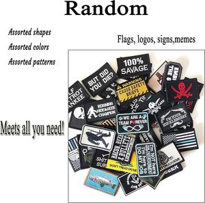 ชุดยุทธวิธีแบบสุ่มชุดห่วงเย็บปักถักร้อยเต็มรูปแบบและตะขอสำหรับหมวกกระเป๋าเป้เสื้อกั๊ก - Product Image 2