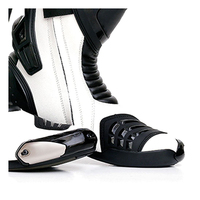 Cuero Motocross Long Racing Motorcycle Riding Off-Road Moto Riding Long Knee High Shoes Equipo de protección Botas