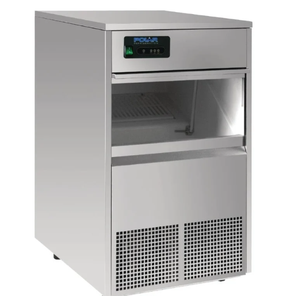 Machine à glaçons ronde en acier inoxydable de qualité commerciale prête à être expédiée, capacité de 50 kg, compresseur 220V - Product Image 2