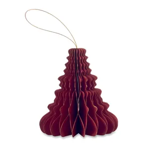 HARMOTREE Boules de Noël et décorations suspendues pour arbre de Noël, écologiques, en papier recyclé, faites à la main - Product Image 6