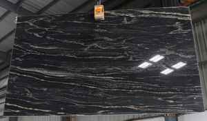 Azulejos de losas de granito de Bosque Negro, veteado único, duradero para Interior Exterior, diseño moderno, superficie pulida para arquitectura - Product Image 2