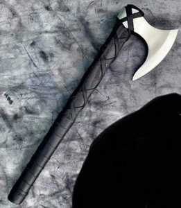 ราคาโรงงานอเนกประสงค์ใช้สีที่แตกต่างกันด้ามไม้ขวานเหล็กดามัสกัสคุณภาพสูงการออกแบบยอดนิยมขวานดามัสกัส - Product Image 4