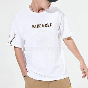 Camisa bordada de algodón 100% para hombre con manga corta ligera y antiarrugas para Uniformes/ropa de trabajo - Product Image 2